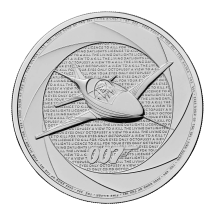 007 James Bond z lat 80-tych 1 uncja srebra